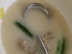 丝瓜手打肉丸子汤-竹语饭香·原生态农庄·烧鸡·竹筒饭·河鲜(森林海白水寨店)