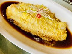 油淋巴沙鱼-良师门滨海人家·海鲜·家常菜(滨海城店)