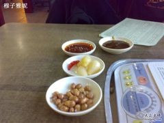送的小菜-潮汕美牛肉丸火锅店(天宁寺店)