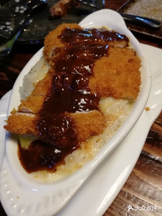 芝士猪排焗饭