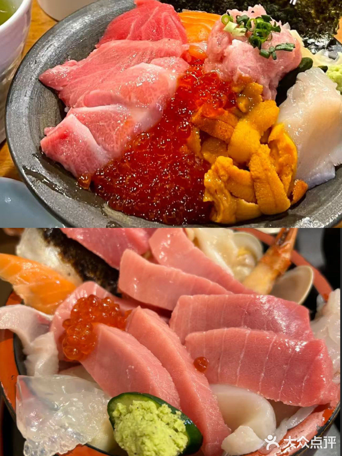 一个人也要来吃的日料海鲜刺身金枪鱼生饭…