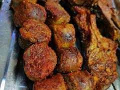 烤羊肠-炕锅羊肉土火锅面片大王