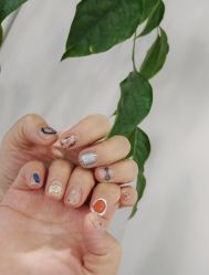 -孔雀手美甲美睫护理