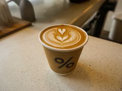 热的咖啡拿铁-% Arabica(京都东山店)