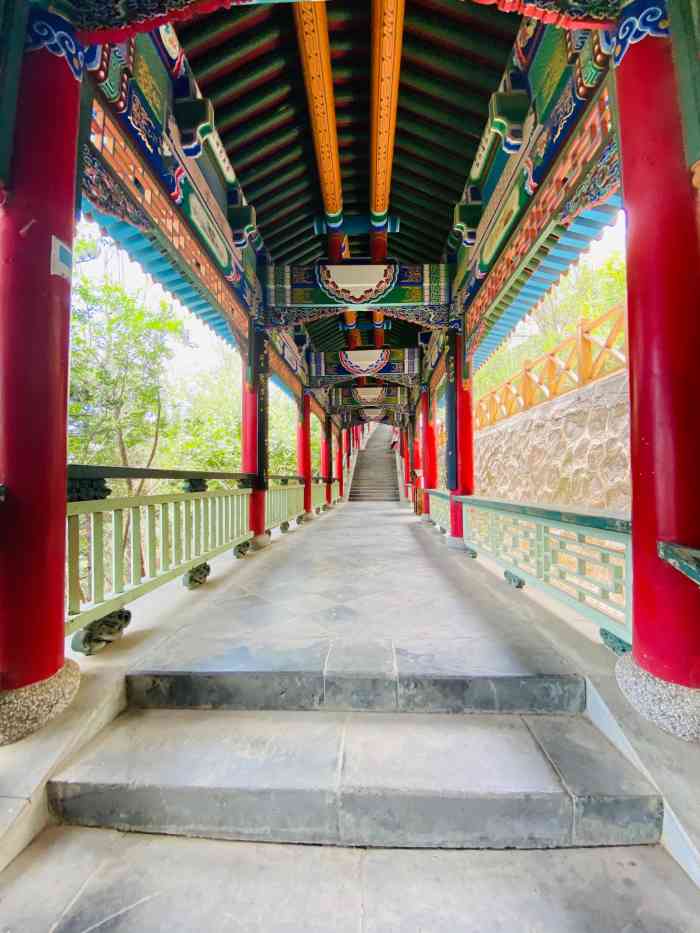 兰山公园-"爬到山顶可以看到全兰州市,很漂亮,山顶也.
