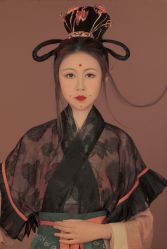 -后宫·古装汉服京剧儿童亲子全家福摄影