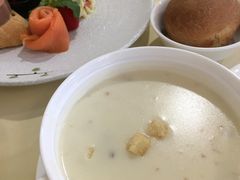 奶油鲜蘑菇汤-新侨三宝乐西餐厅(崇文门店)