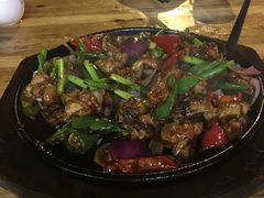 铁板田鸡-天宝食坊·啫啫煲大排档(西华路店)