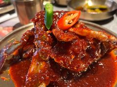 -草家酱蟹炭火烤肉店(珲春南路一店)