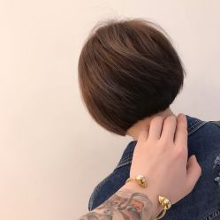 Yishen短发作品-3AM HAIR SALON烫发染发接发