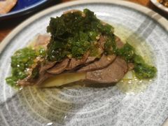 青椒葱油拌黄牛腱-君悦酒店·1881·北京烤鸭