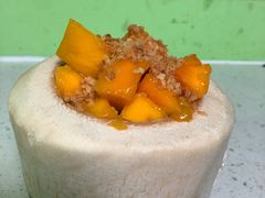 招牌青椰子冻加芒果-广德记·椰子冻手制甜品(福田总店)