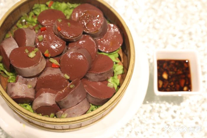 九段烧传统中国菜(磐石路店)-传统蒸血肠-菜-传统蒸血肠图片-长春美食