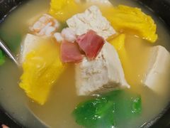 上汤炖蛋饺柴锅豆腐-到家尝北京菜(西坝河店)