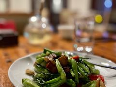 蒜香生爆油菜芯-宁波柏悦酒店·钱湖渔港