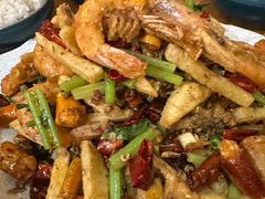 薯条香辣虾-小俩口烧烤东北菜(双井店)