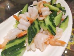 青瓜炒明虾-渝信川菜(西单店)