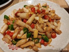 鸭蹄筋炒藕苗-7017浙菜•建德味(中财店)
