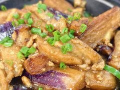 鱼香茄子煲-锐记美食店·现捞海鲜(闸坡店)