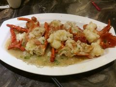 上汤焗龙虾煎米粉底-海天花园酒家