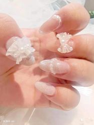 -孔雀手美甲美睫护理