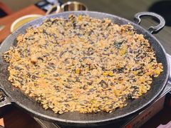 铁板蟹子炒饭-春熙台韩国料理·章鱼肥牛(西丽店)