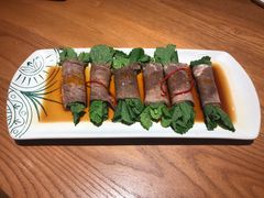 薄荷牛肉卷-云海肴·汽锅鸡·云南菜(高德置地店)