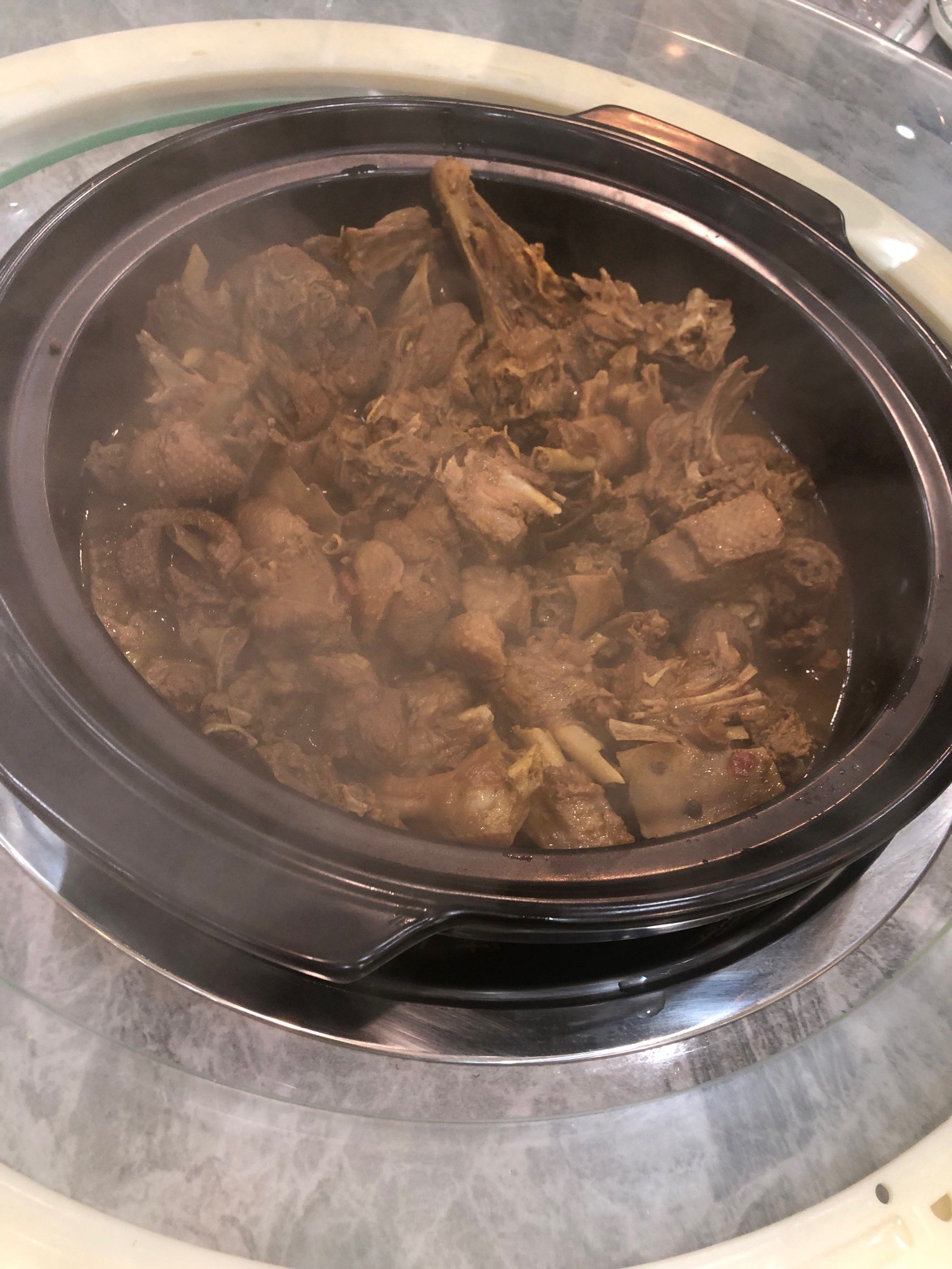 「咏香香草鹅(竹西店)」咏香面馆开始做炖大鹅啦,8斤的大老鹅二百多