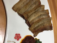 铁板精选五花肉-大岛日本料理铁板烧(南通大饭店)