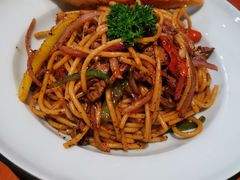 黑椒牛柳炒意面-魏斯理汉堡(西安沣东吾悦店)