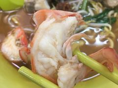 虾排骨面-白蘭閣街蝦麵