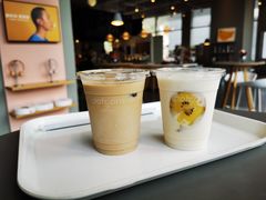 黑砖拿铁-dotcom coffee古点咖啡(致真大厦店)