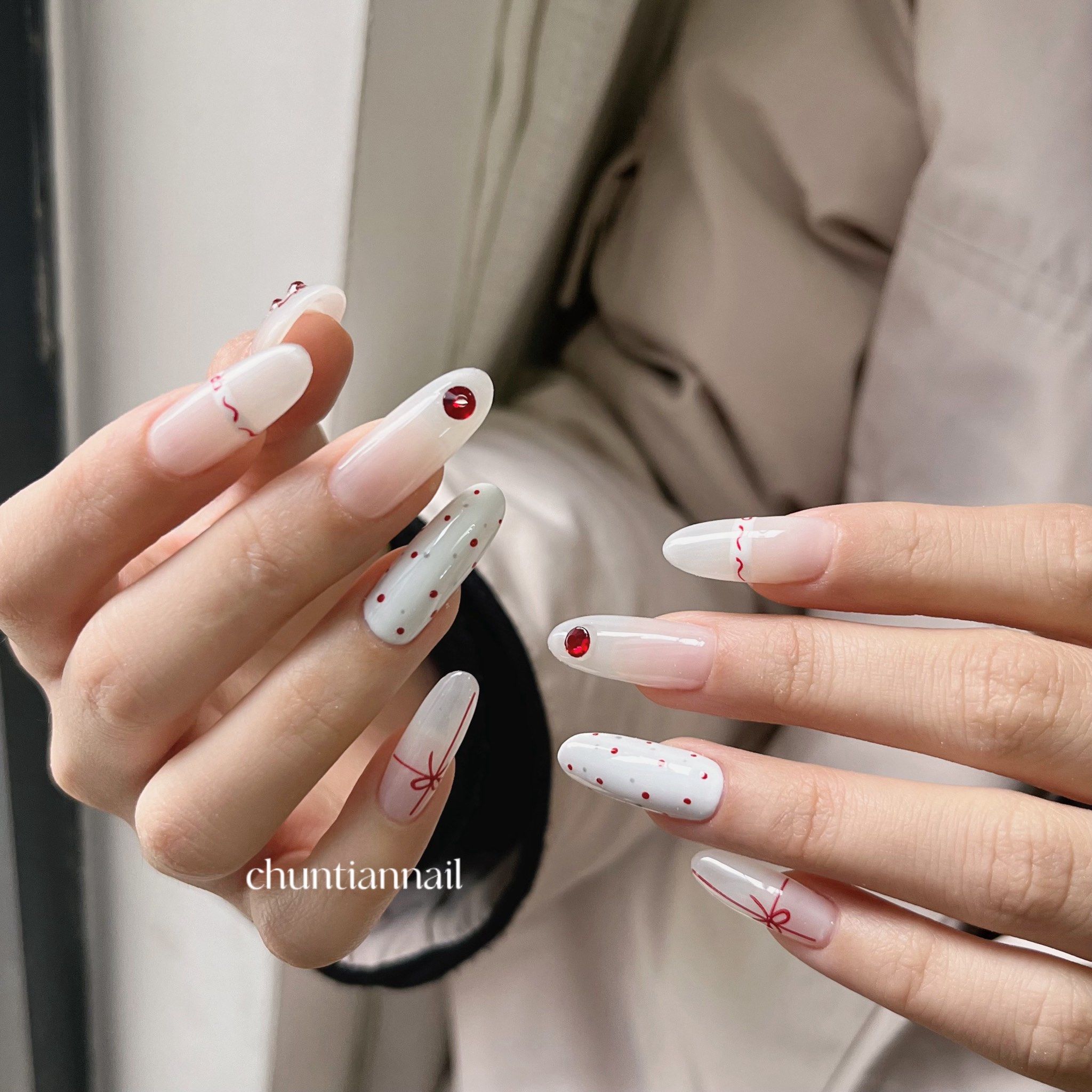 新年延长美甲款式