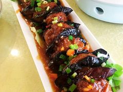 菇虾茄盒-普天和酒楼(天津之眼店)