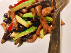 鸡枞菇炒松板肉-海立阁海鲜江浙菜(漕河泾印象城店)
