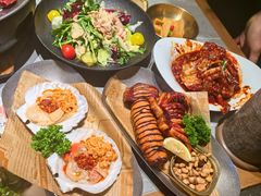 -草家酱蟹炭火烤肉店(珲春南路一店)