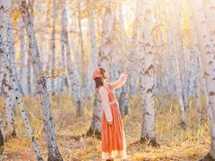 -乌兰布统景区-白桦林