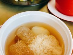 清汤鸽蛋菊花豆腐-湖影中餐厅·南京金茂威斯汀大酒店