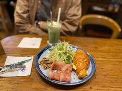 培根芝士蛋牛角全餐-西关84·History·Art·Cafe