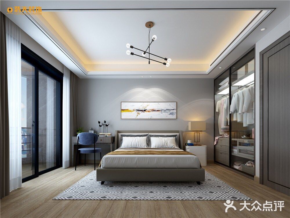 项目面积：110平方 项目风格：简约美式 项目造价：