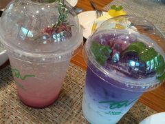 purple latte-Chom Cafe and Restaurant