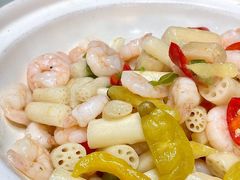 泡藕带炒虾仁-醉香隆.山水庭院.湖北菜(东湖店)