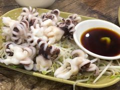 芥末白灼八爪鱼-贞姨美食·老字号海鲜大排档