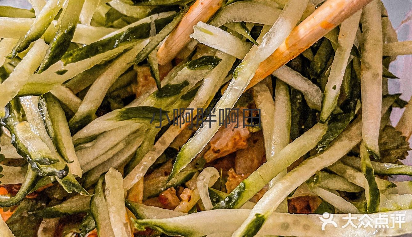 石家庄随手买的牛筋面🆘黄瓜量天花板了吧‼️