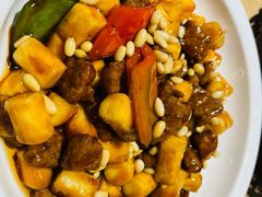 松子牛肉炒年糕-兔爸私家小厨(新北万达店)