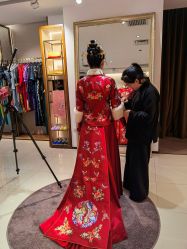 -藤薰定制中式嫁衣礼服旗袍店