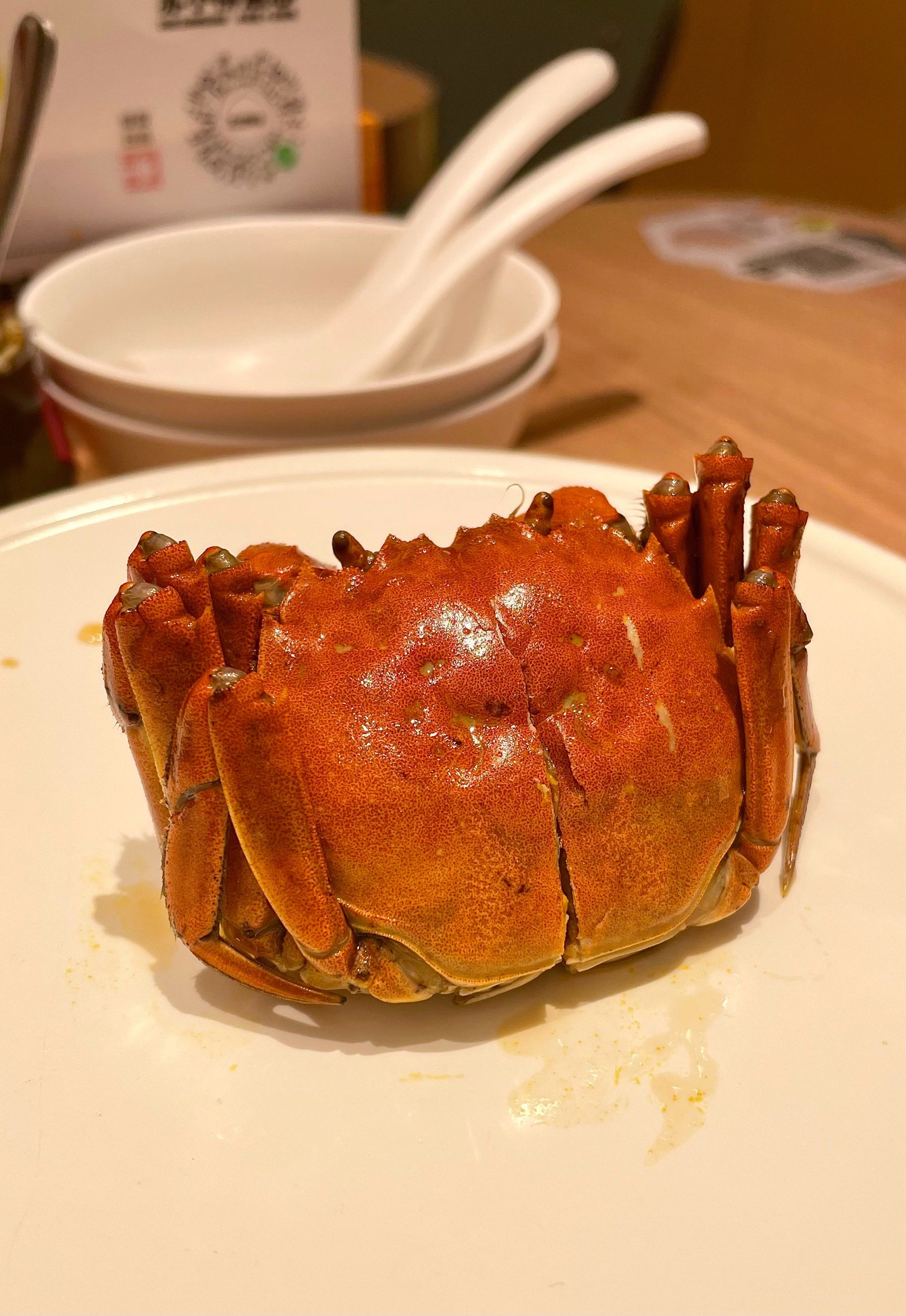 九月蟹黄肥,尝到入秋的第一只大闸蟹￼