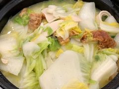 大白菜油渣百页-怡园饭店-餐厅(四望亭店)