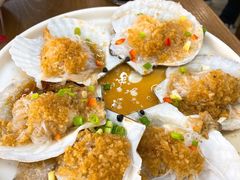 蒸扇贝-渔家乐小海鲜(皇姑店)