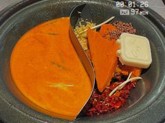 水牛奶冬阴功红油辣锅双拼-生活如沸·顺德水牛奶火锅(大学路店)